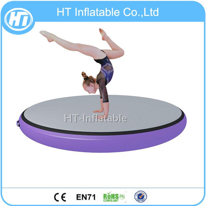 round tumbling mat