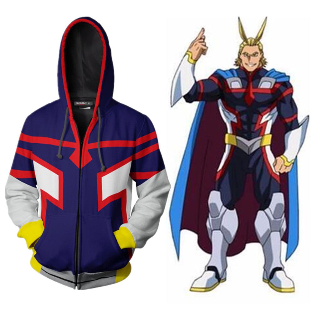 My Hero Academia BNHA All Might Halloween Cosplay Costume Zentai Suit
