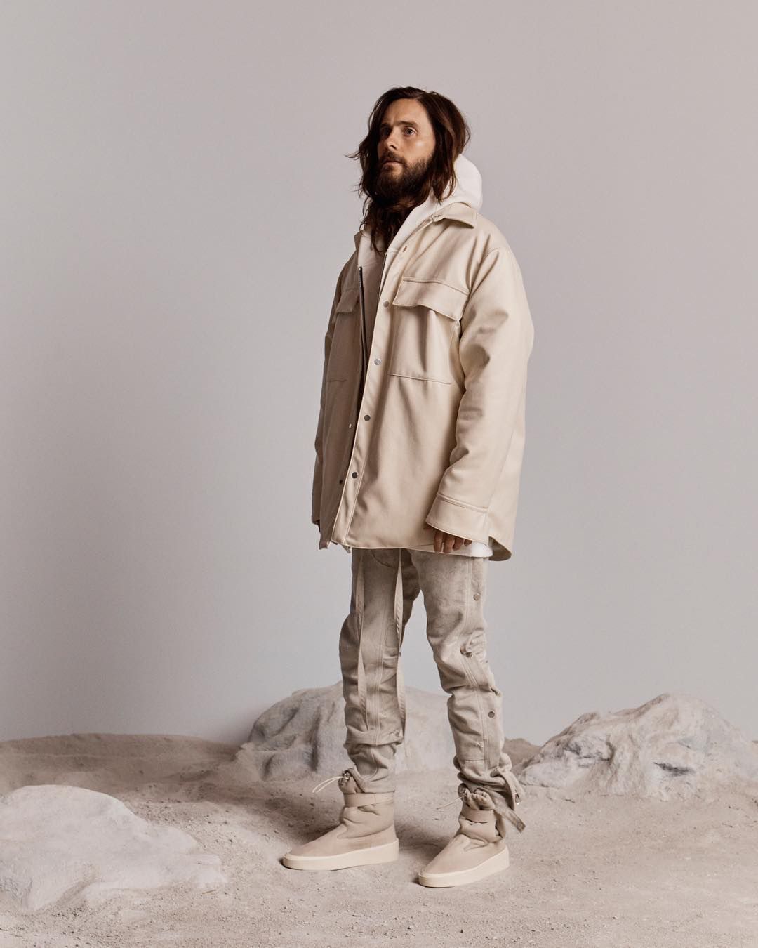 fear of god suede shirt jacket
