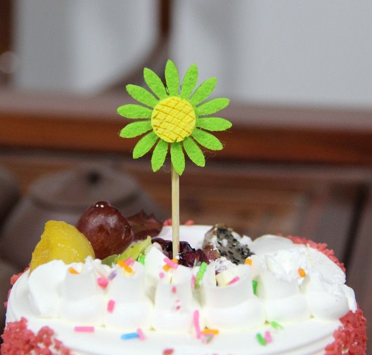 Acheter 19 Nouvelle Decoration De Gateau De Tournesol Carte Fleur Du Soleil Plug In Enfants Fete Danniversaire Fete Table A Dessert De 108 21 Du Yibo528 Fr Dhgate Com