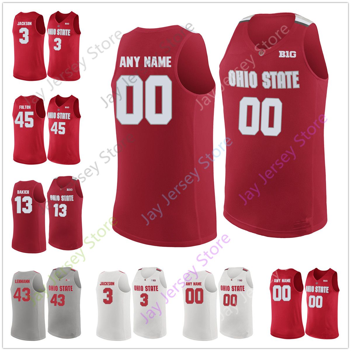 Ohio State Buckeyes Basketball Jersey 