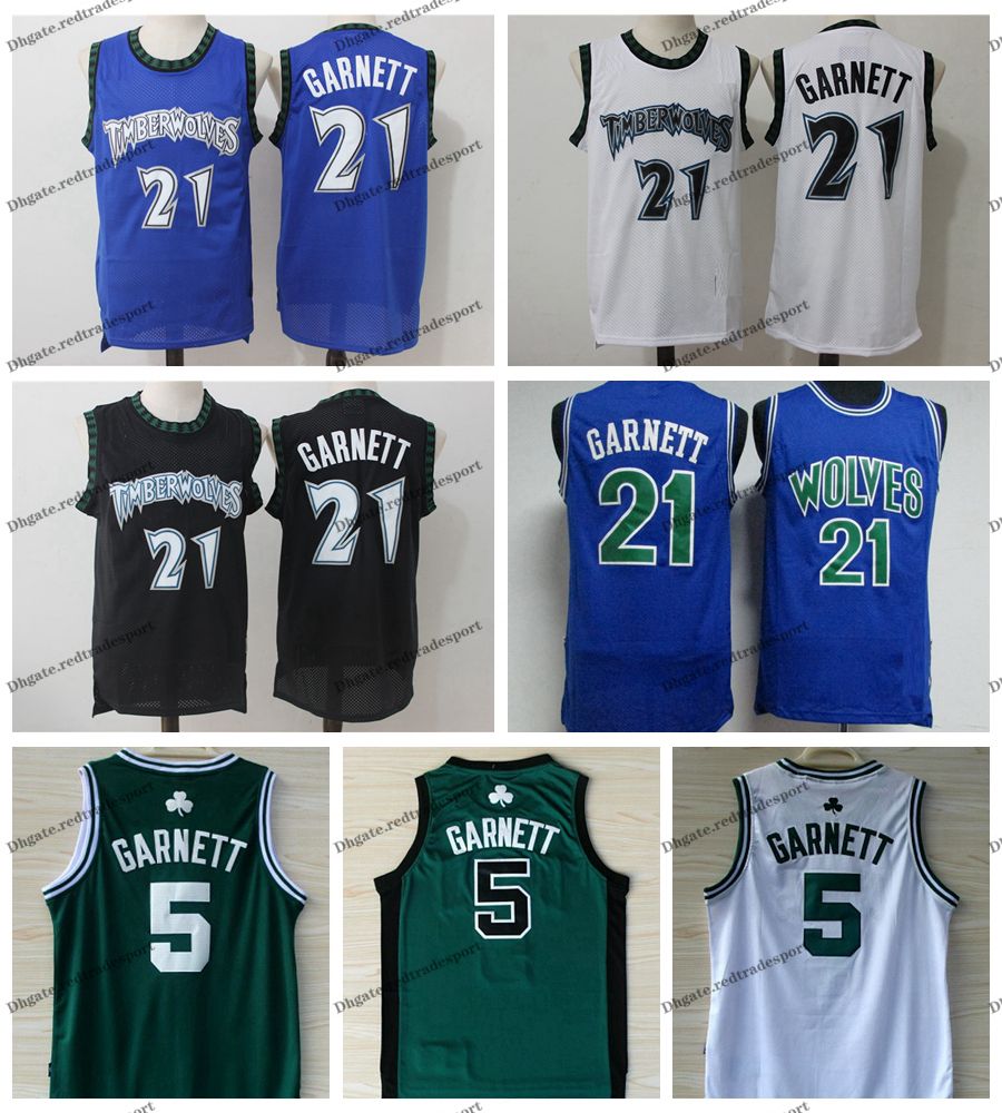 kevin garnett black timberwolves jersey