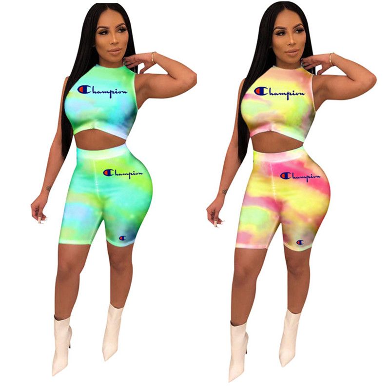 champion top and shorts set