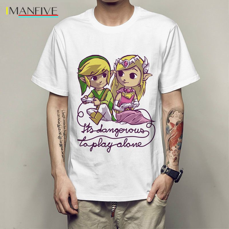 It's Dangerous To Go Alone Zelda Zelda T-Shirt in The Legend of Zelda Tee