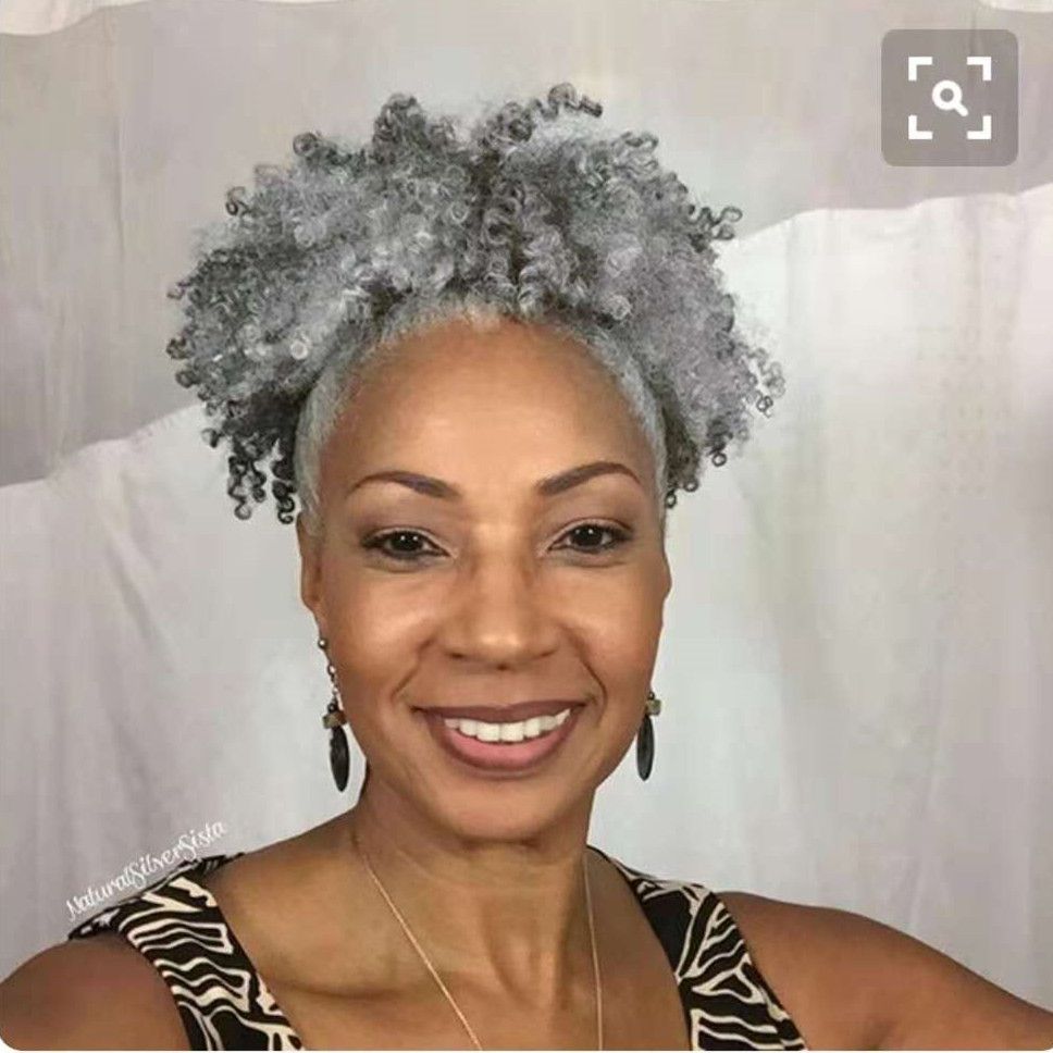 hair pieces gray