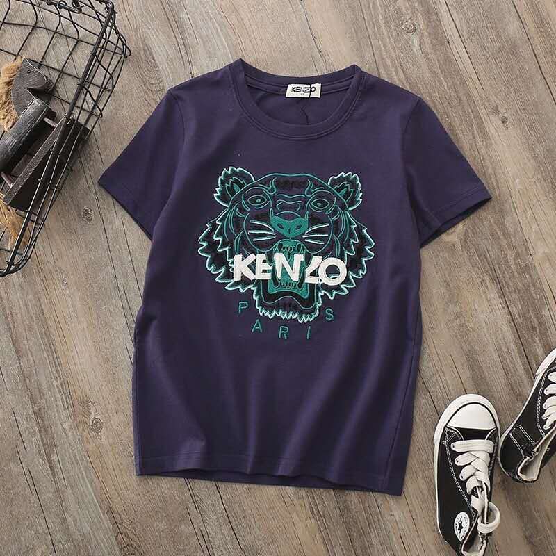 KENZO KIDS Camiseta bordada de punto niÑo azul - | Kids around