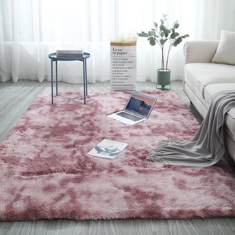 Bedroom Water Absorption Carpet Rugs Tie Dyeing Plush Soft Shaggy Rug Carpets For Living Room Child Bedroom Anti Slip Floor Mats Beaulieu Carpets