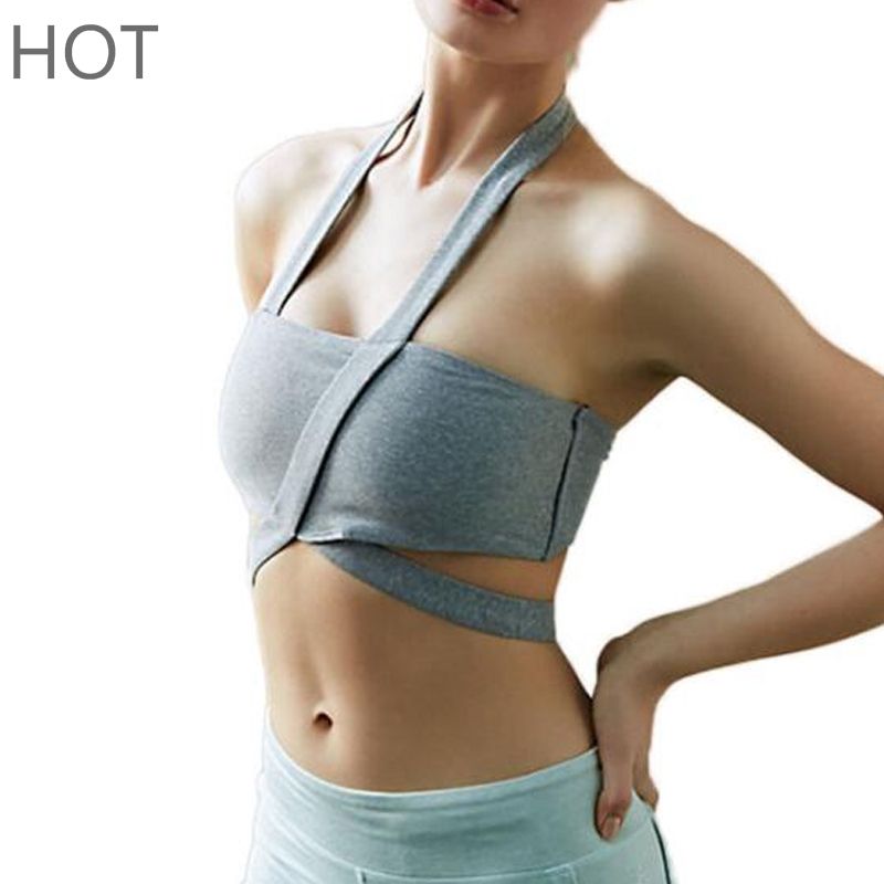 cotton spandex sports bra