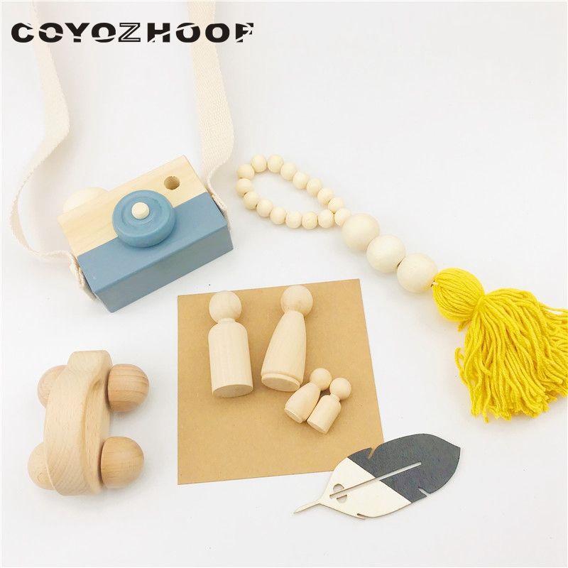 plain wooden peg dolls