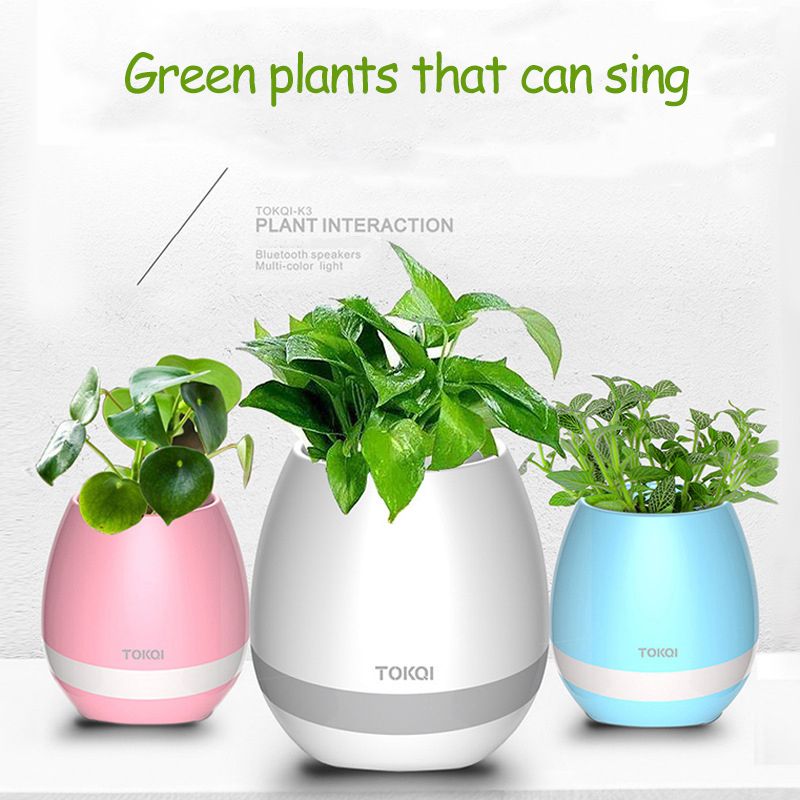 music flower pot bluetooth speaker
