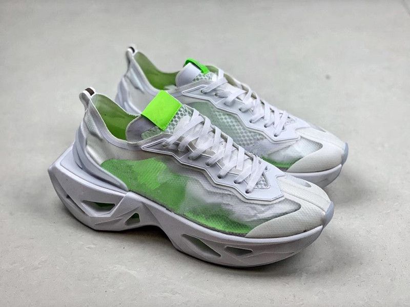 nike zoomx vista grind white green