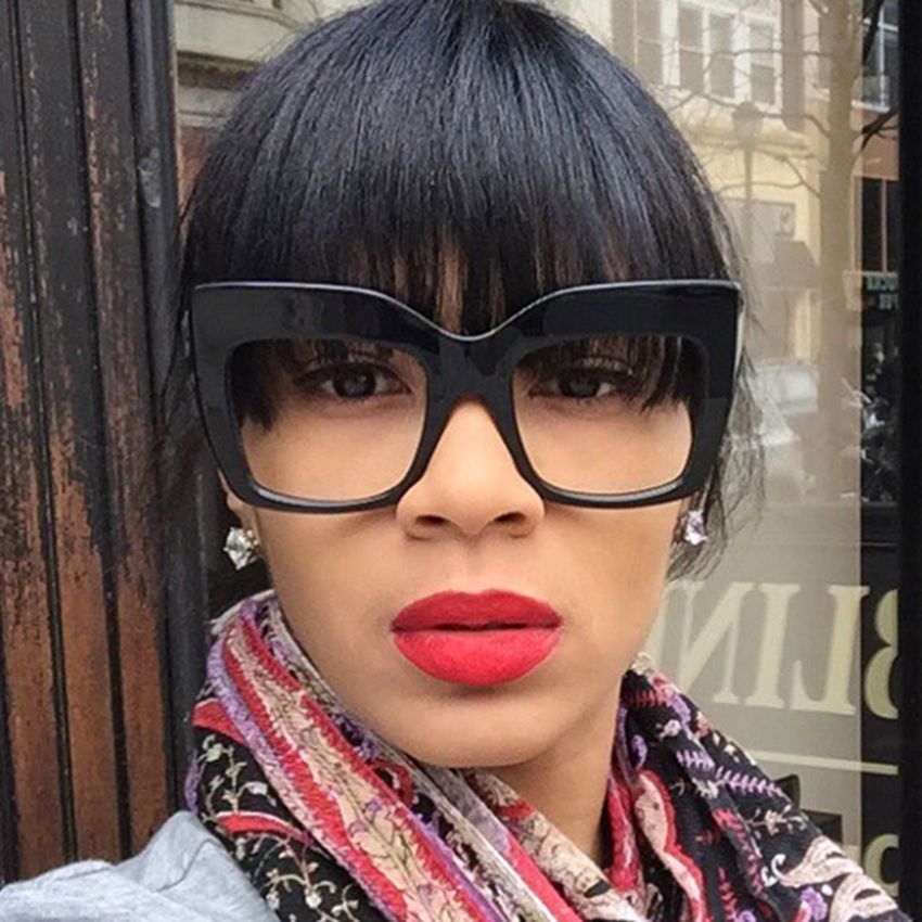 oversized cat eye glasses frames