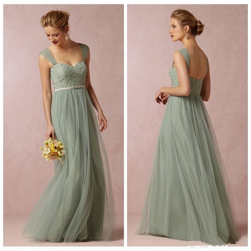 sage lace bridesmaid dresses