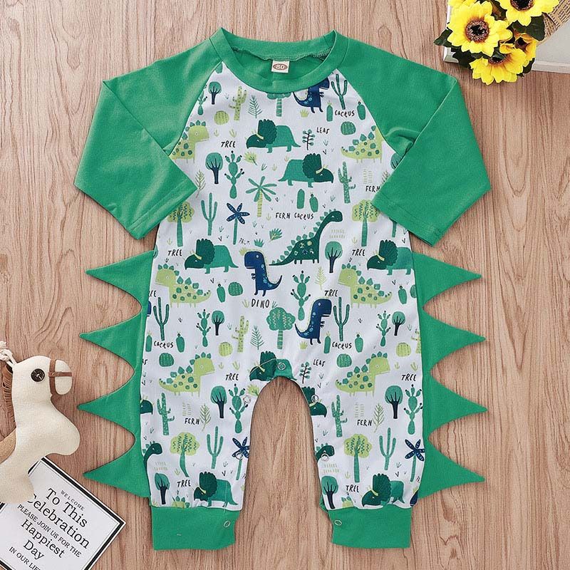 dinosaur jumpsuit baby