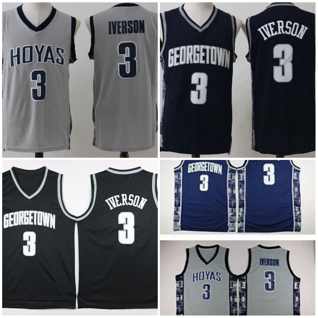 allen iverson hoyas jersey