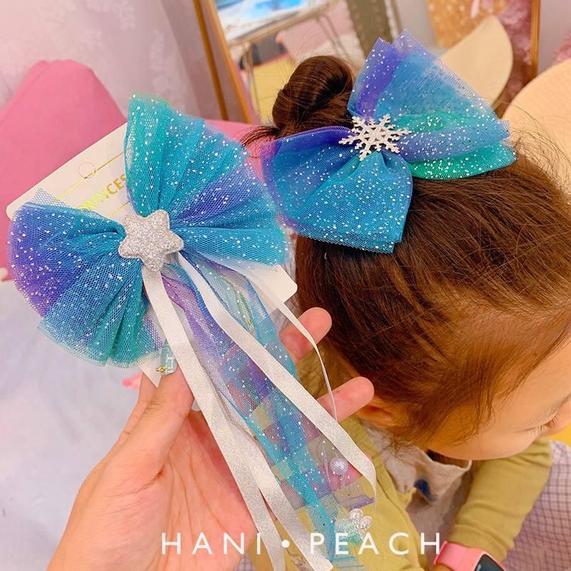 girls blue hair accessories