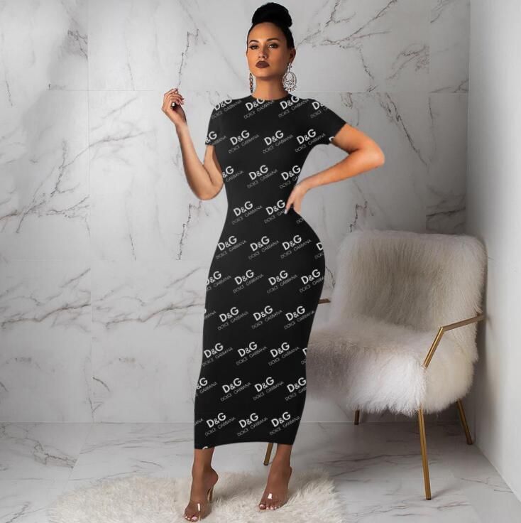 short sleeve bodycon maxi dress