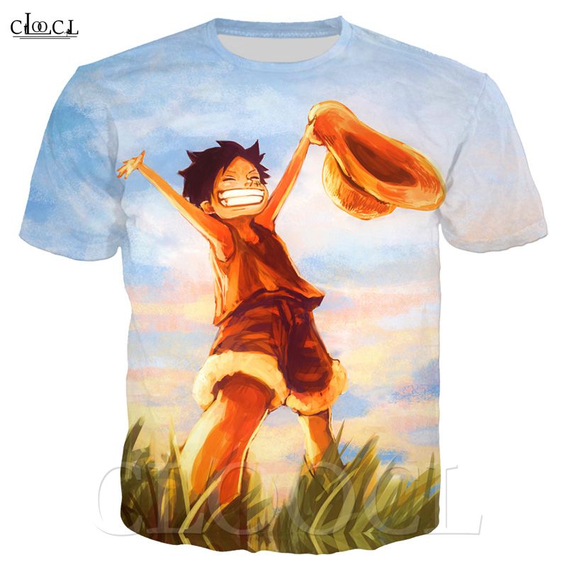 Summer Sale Anime One Piece Monkey D. Luffy T-shirt 3D Print Japan Anime Short Sleeve Plus Size T Shirts Casual Tee Tops Summer Sale Anime One Piece Monkey D. Luffy T-shirt 3D Print Japan Anime Short Sleeve Plus Size T Shirts Casual Tee Tops