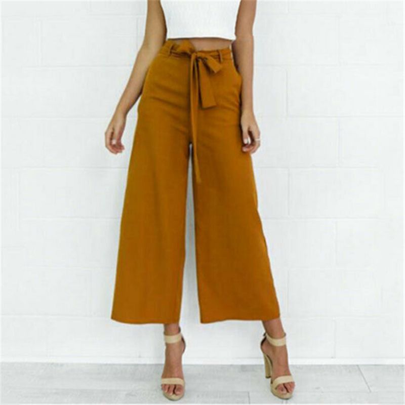 Pantalones Palazzo De Pierna Ancha Pantalones Largos Sueltos Pantalones Palazzo De Pierna Ancha Pantalones Largos Sueltos