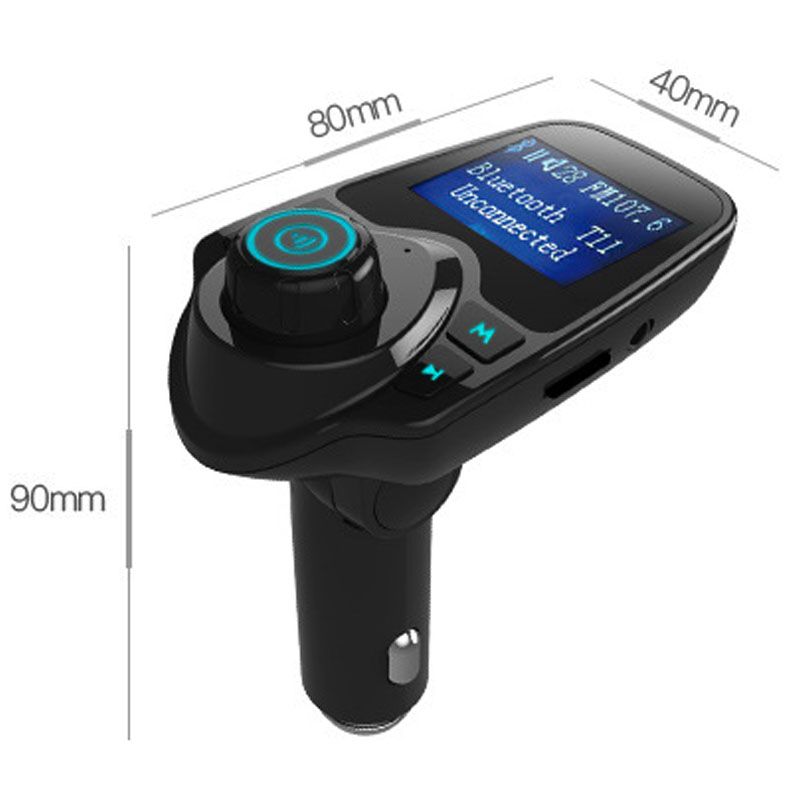 Acheter Kit Bluetooth pour voiture Appel mains libres Lecteur de musique  MP3 Double chargeur de voiture USB Transmetteur FM Auto Radio Modulateur  Support U disque TF carte 5V 3.1A