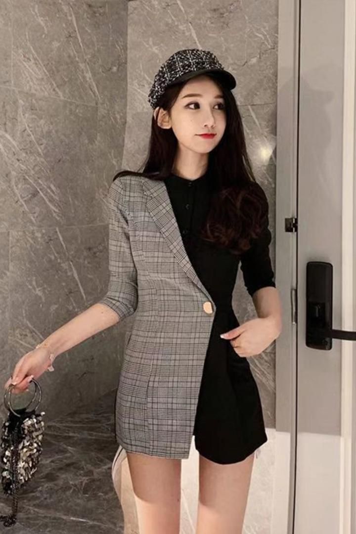 Women Blazers 2019 Casual Long Women Jacket Korean Fashion