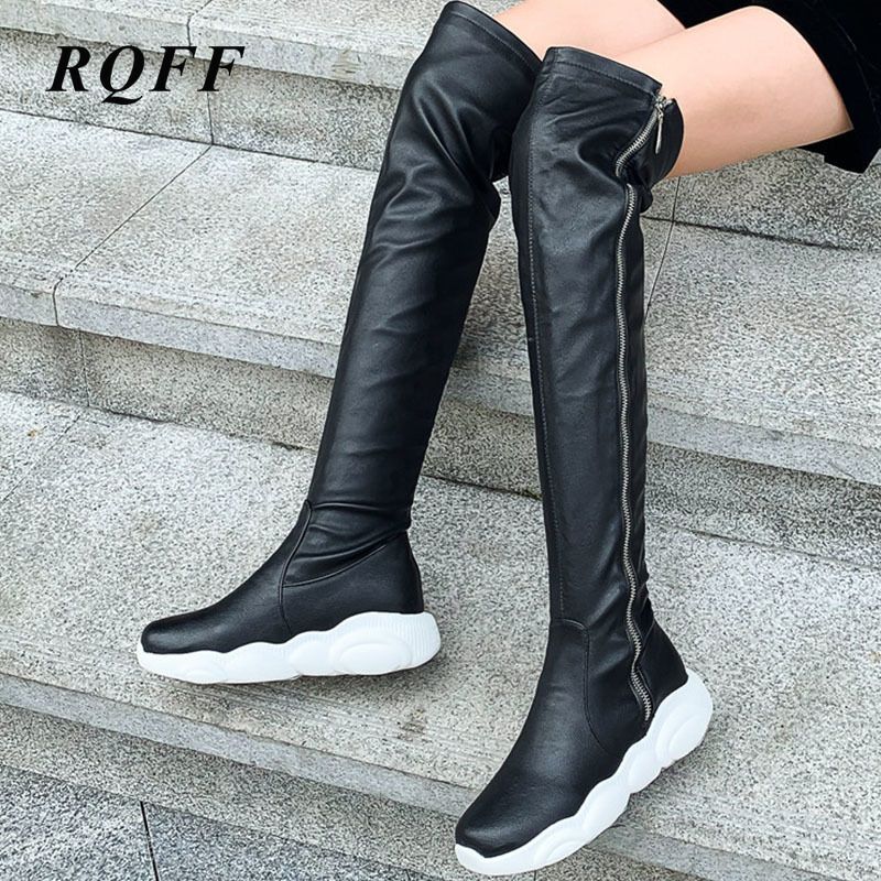 womens size 12 black knee high boots