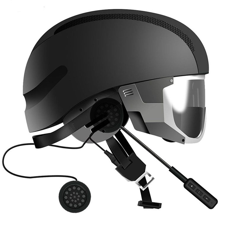 Motorcycle Helmet Bluetooth 4.2 Headphone Microphone Bicycle Helmet