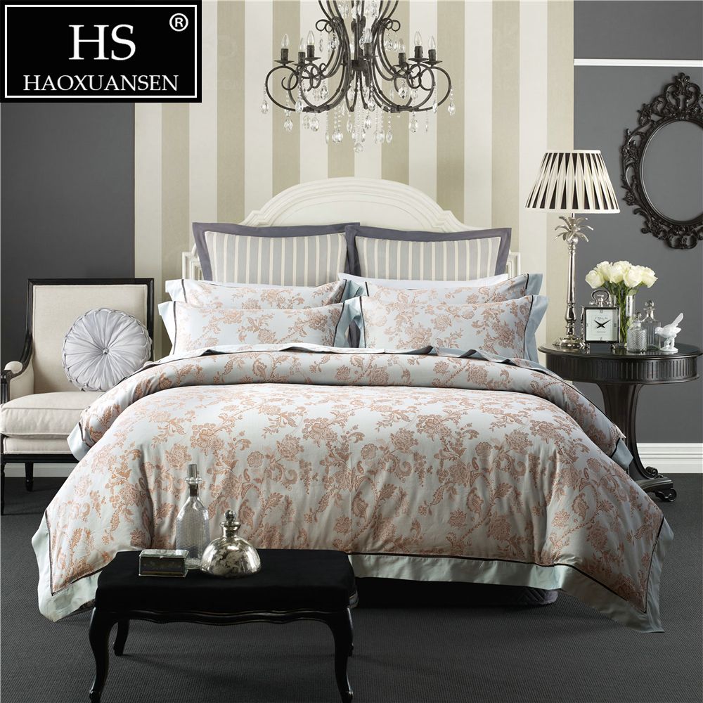 100 Percent Cotton Bedding Set Yarn Dyed Jacquard Bedding Duvet