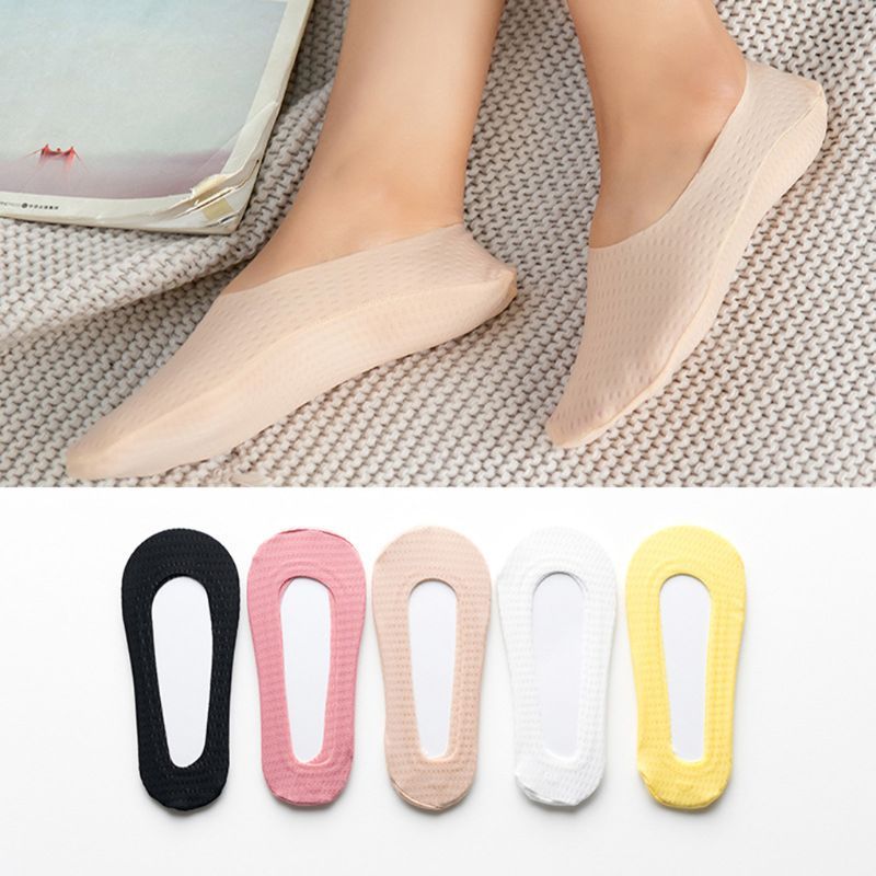 Baby Girl Lace No Show Low Cut Socks Summer Non Skid Invisible Cotton Liner Sock