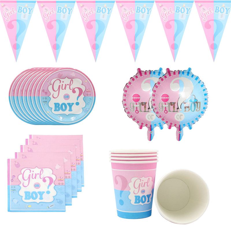 2020 Baby Shower Decorations Kids Boy Girl Party Supplies Gender