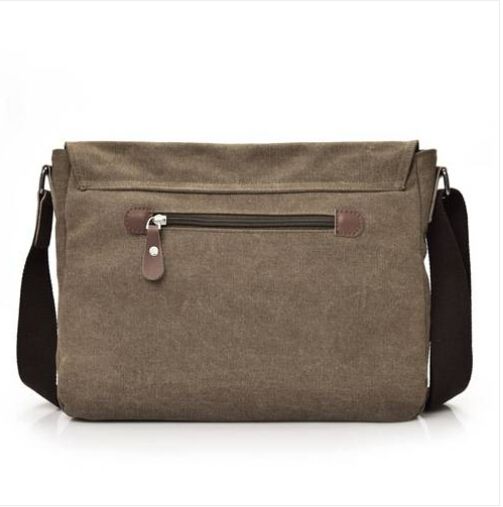 Hot Men/'s Vintage Canvas Schoolbag Satchel Shoulder Messenger Bag Laptop Bags