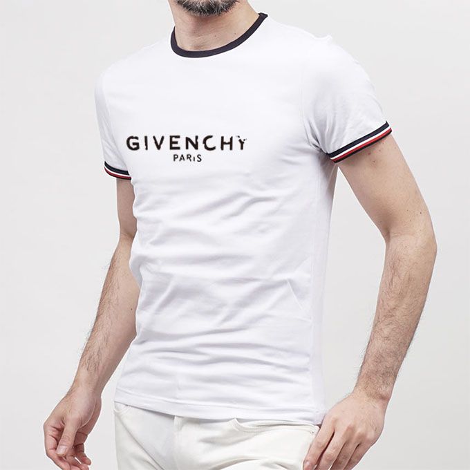 Compre 2020 Para Hombre De Los Diseñadores Camisetas Rotas Grandes Hombres De Lujo De La Manera Clásica De La Marca Del Verano De Manga Corta De Cuello Redondo Casual Tops Tees Ropa