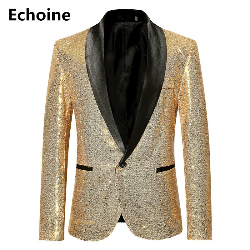 Saco dorado hombre Clearance