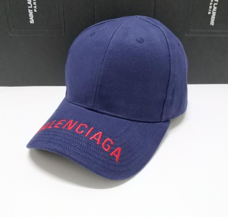 blue balenciaga cap
