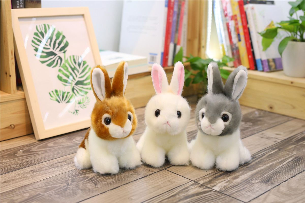 realistic stuffed bunny