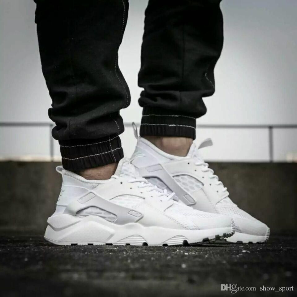 all white huaraches for men