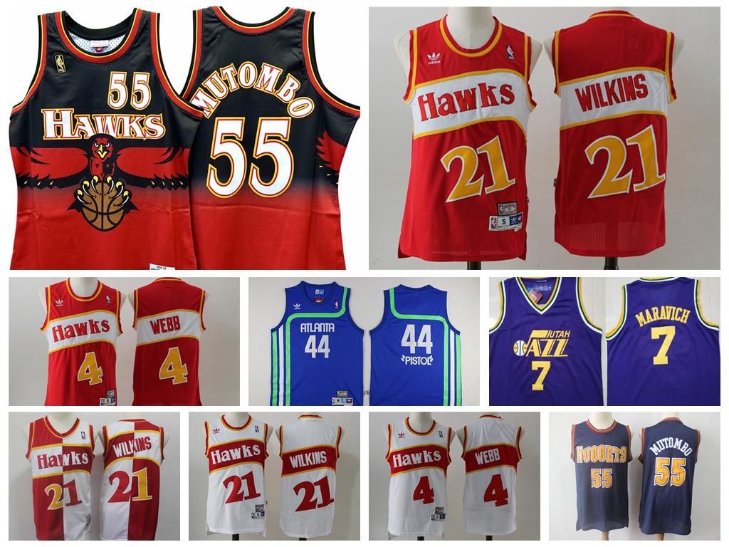mutombo hawks jersey