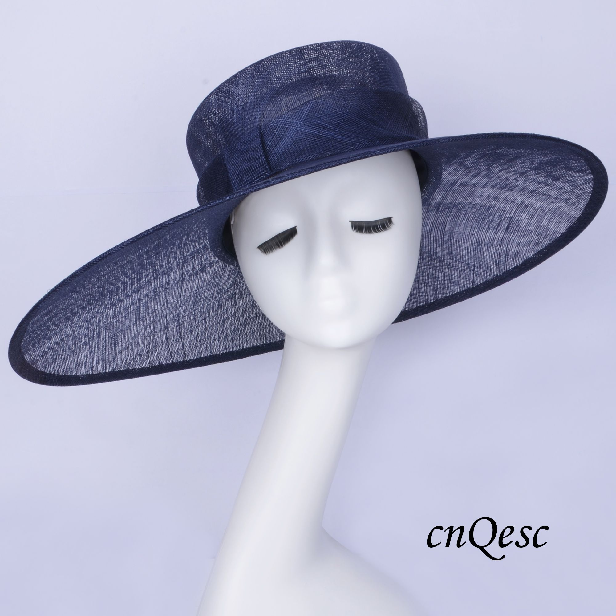 large brimmed wedding hats