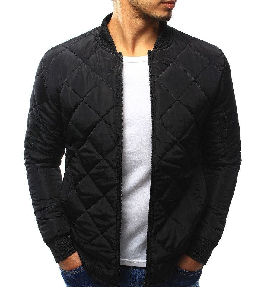 Slim Pilot Jacket Men Fashion Round Neck Mens Black Jackets And
