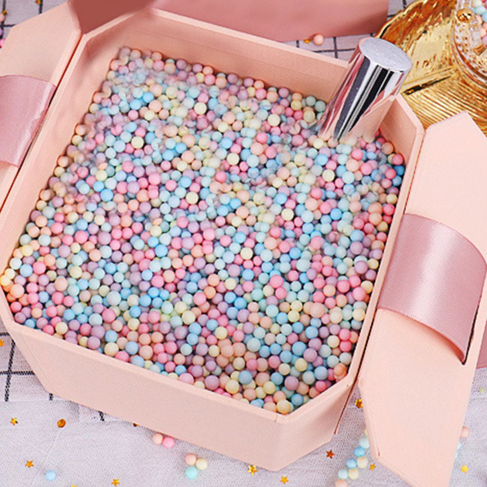 10g/bag Colorful Foam Ball Gift Box Filler Candy Box Gift Packing
