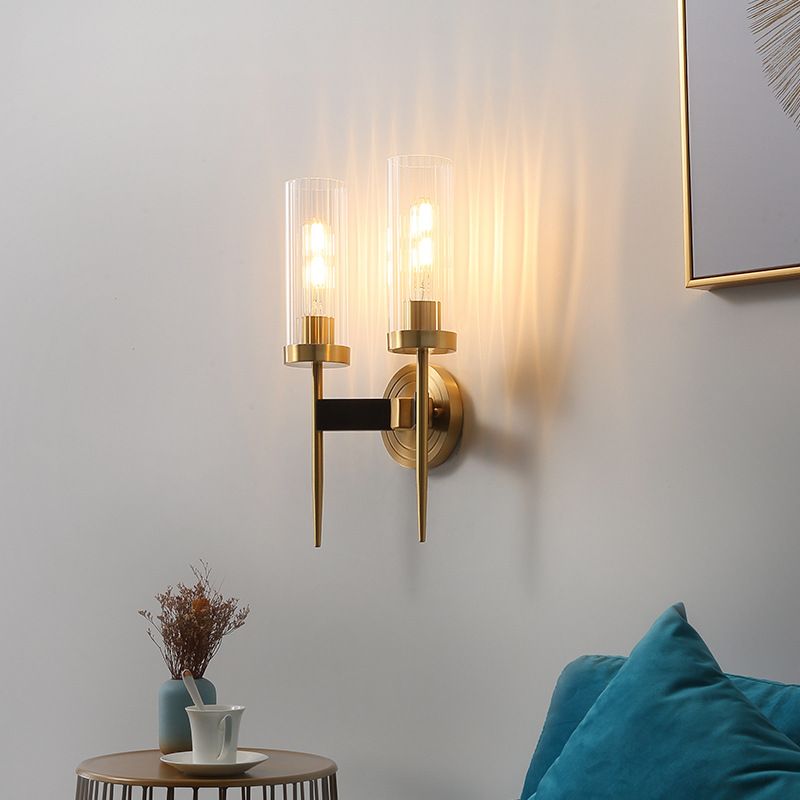 modern copper wall sconce