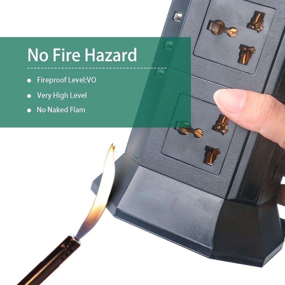 USB Power Strip Vertical 8/12 EU/UK/US/AU Electric Plug Universal Outlet Sockets USB Power Strip Vertical 8/12 EU/UK/US/AU Electric Plug Universal Outlet Sockets
