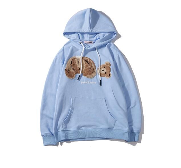 palm angels teddy moletom com capuz