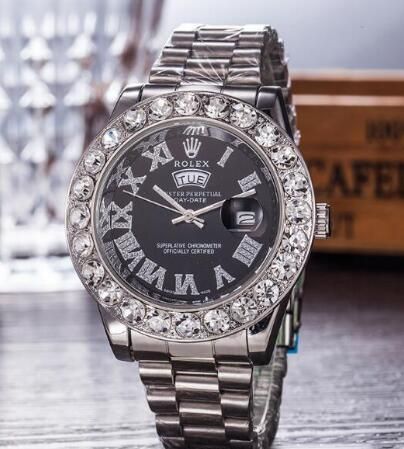 big diamond rolex