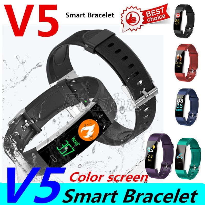 fitness tracker smart hrm bracelet