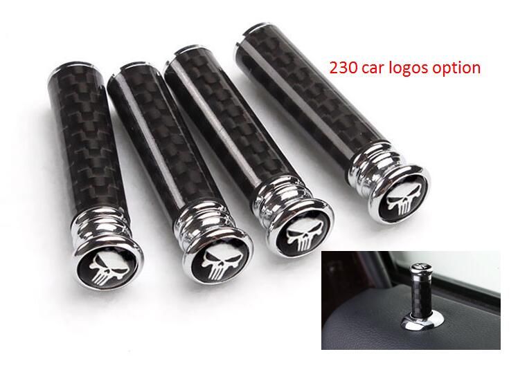 satin al otomobiller araba kapi pim kilit dugmesi kaldirma kapaklar aluminyum alasim pratik arac karbon fiber kapi pim kilit kafatasi kafasi ulusal