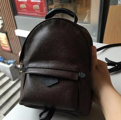 genuine leather mini backpack