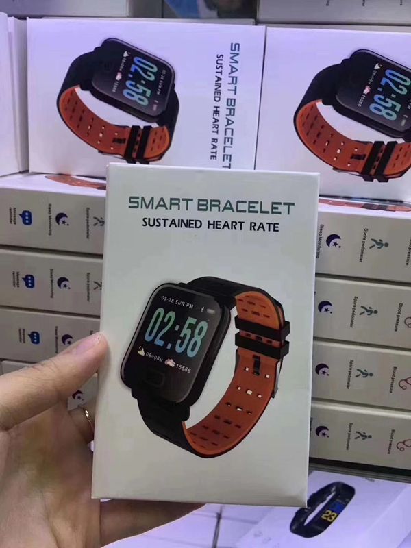 smart bracelet sustained heart rate a6