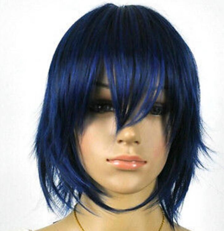 wig blue navy