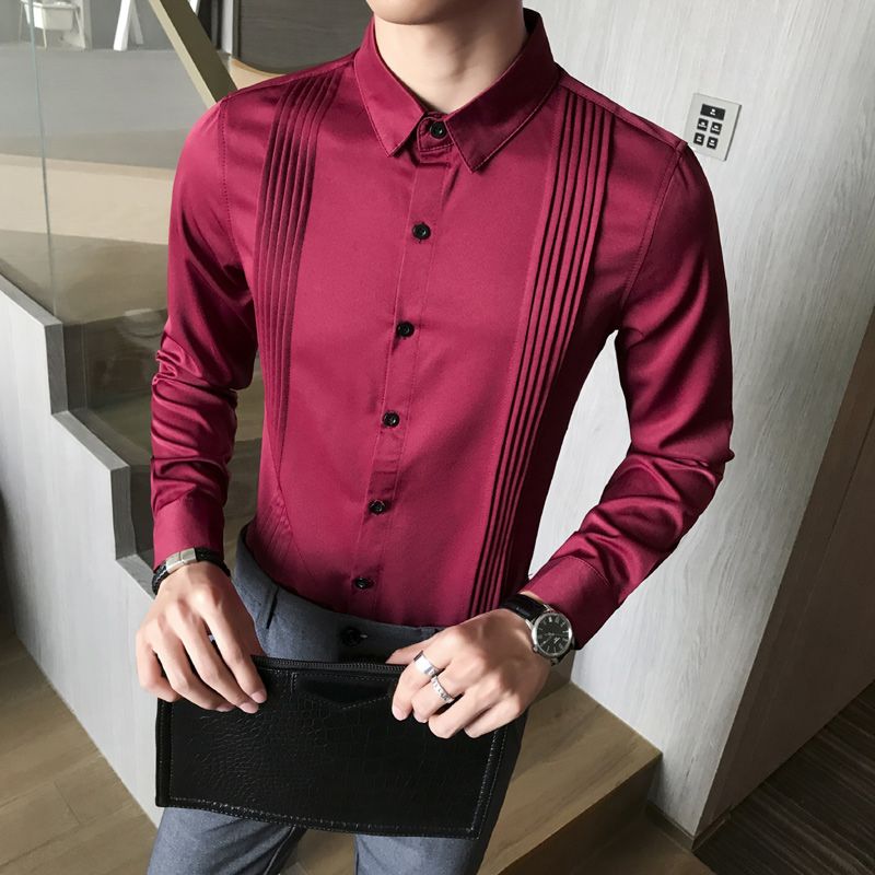 men's clothing casual party wear shirts
